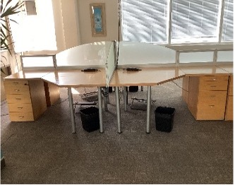 16-Way L-Shape Cluster Desk System
